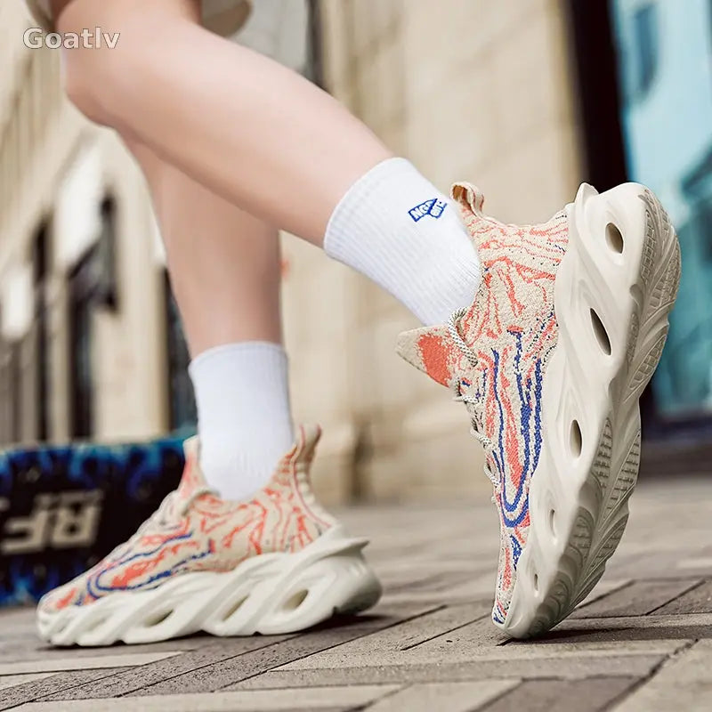 Arctic Flame T4 Sneakers - Goatlv