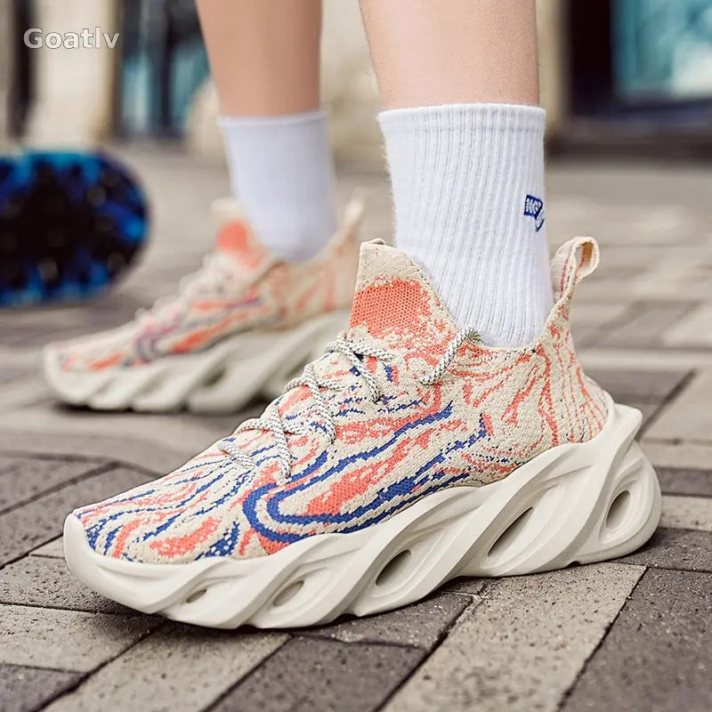 Arctic Flame T4 Sneakers - Goatlv