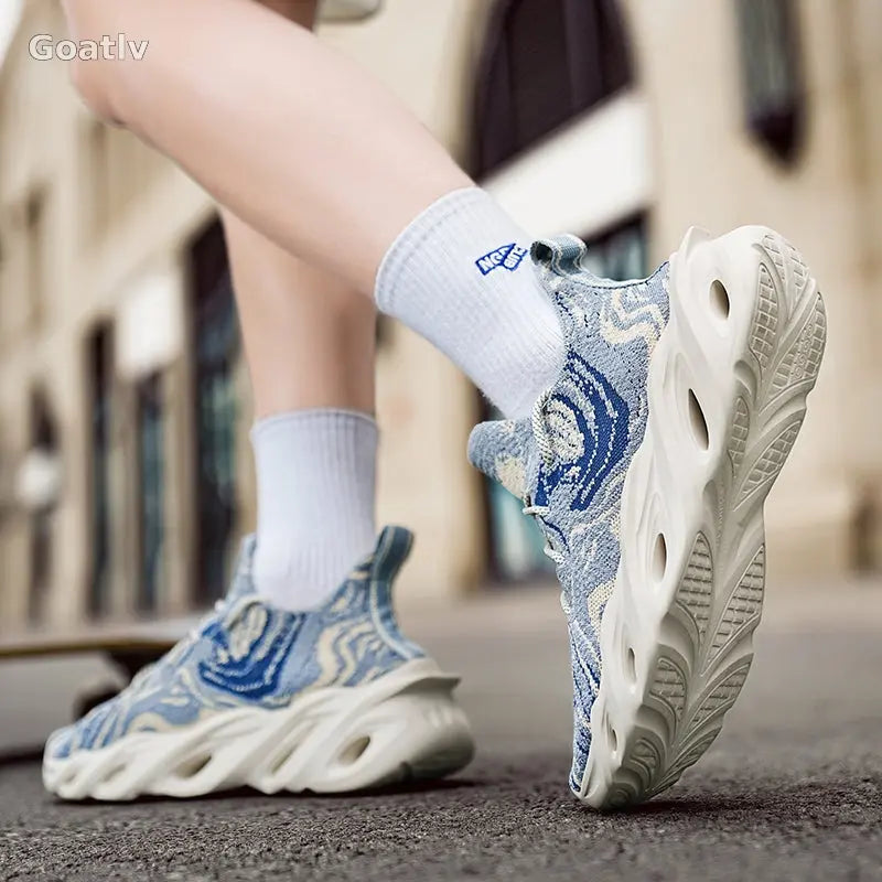 Arctic Flame T4 Sneakers - Goatlv
