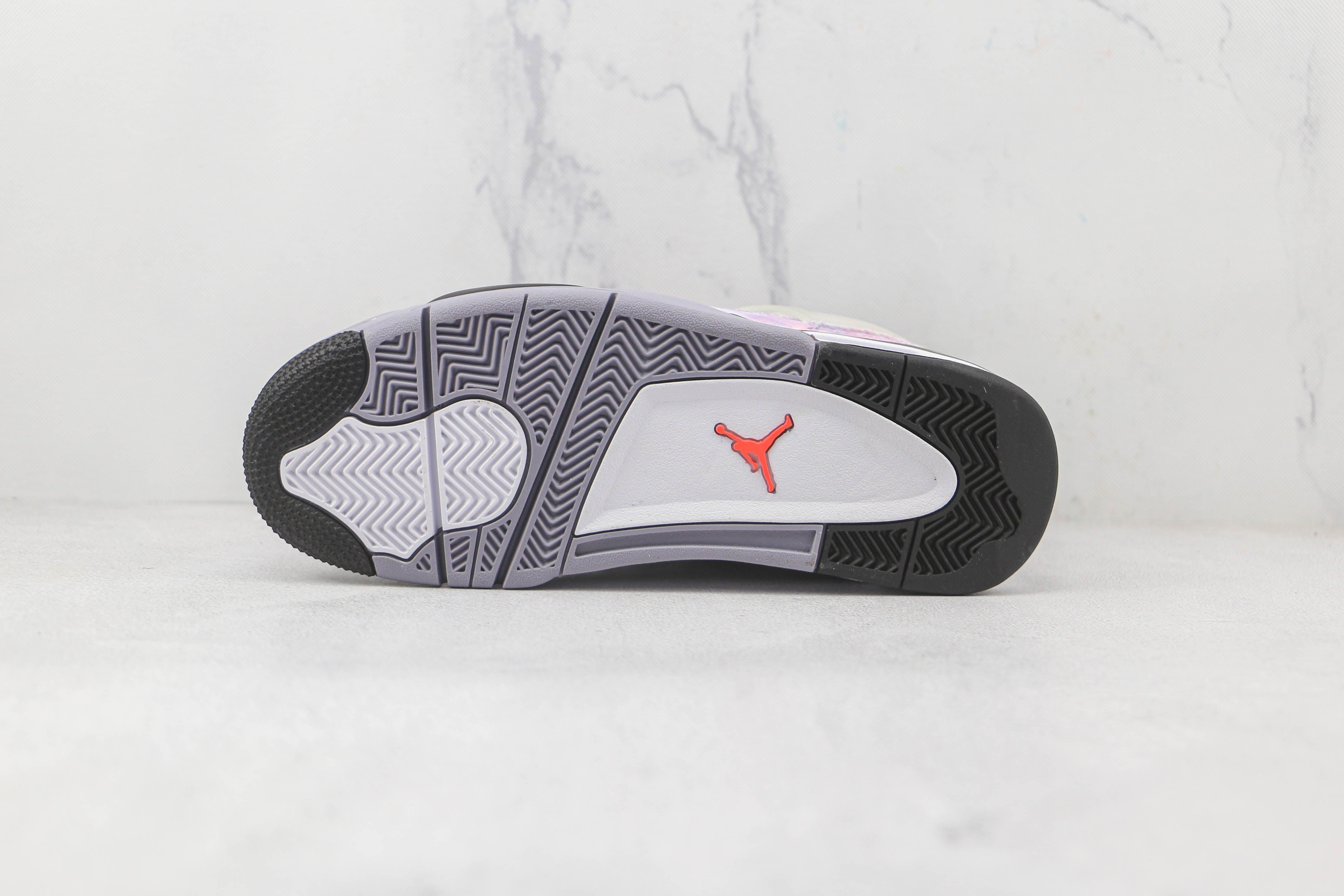 Custom Air Jordan AJ4 DH7138-506 - sneakerhypesusa