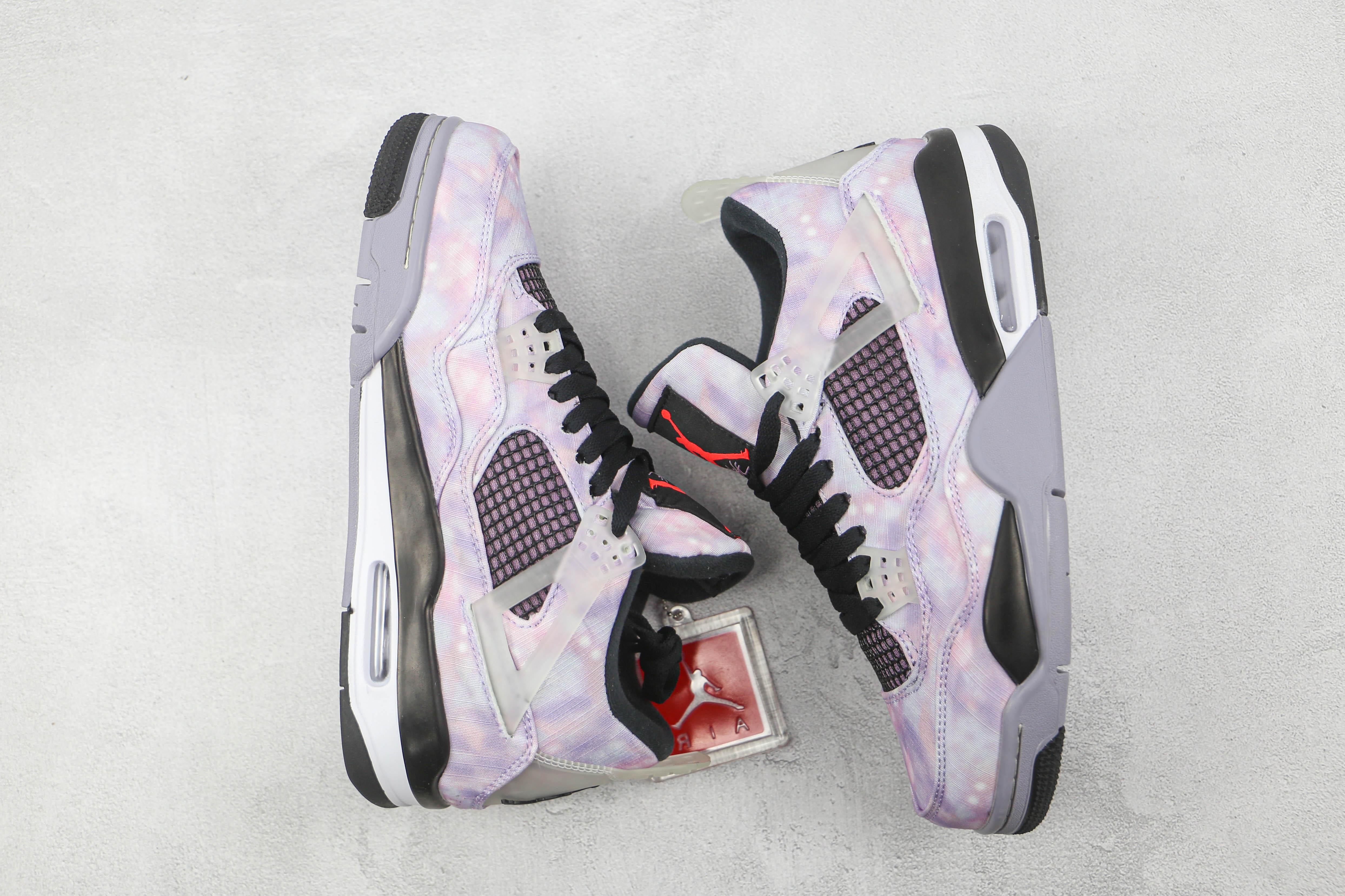 Custom Air Jordan AJ4 DH7138-506 - sneakerhypesusa