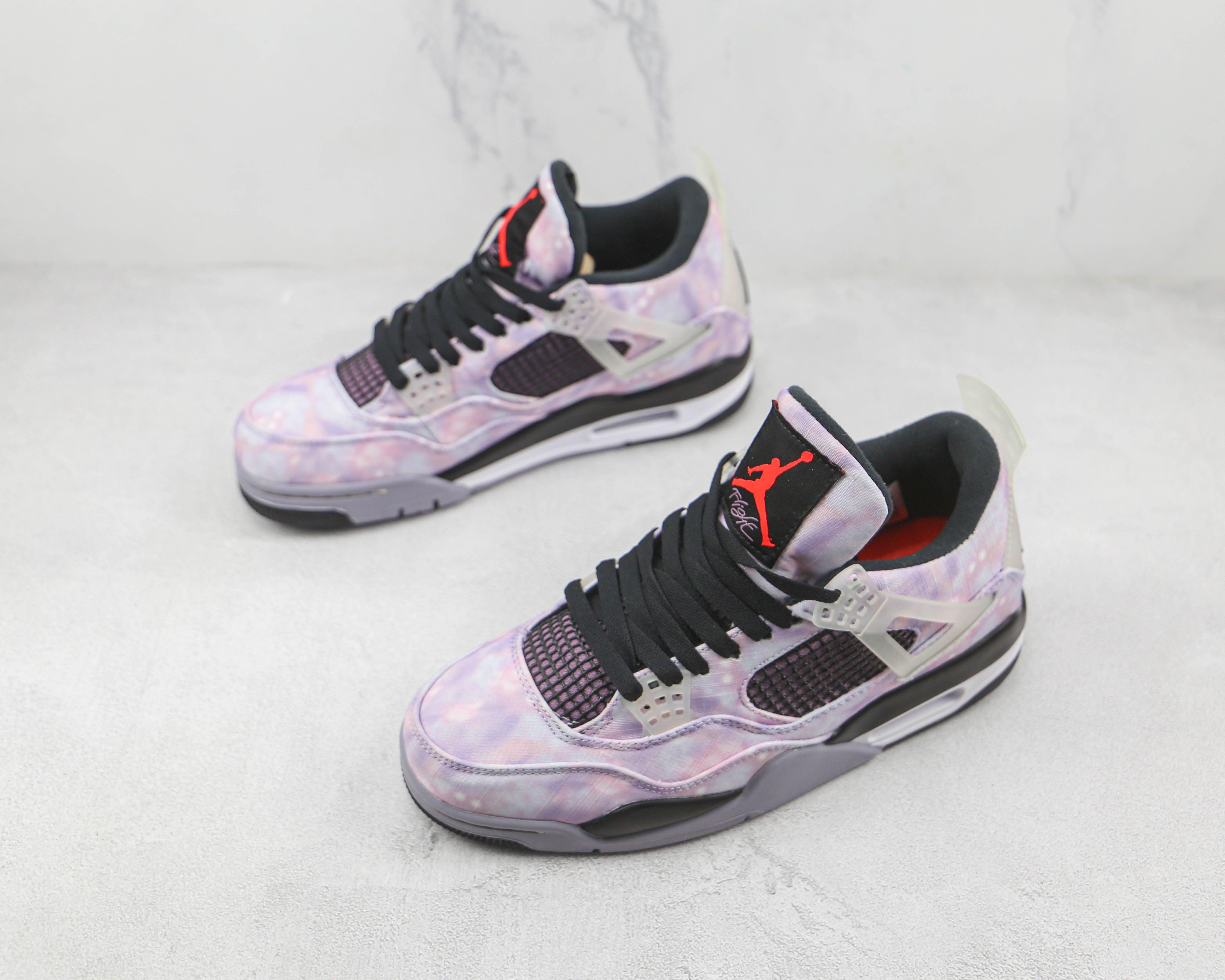 Custom Air Jordan AJ4 DH7138-506 - sneakerhypesusa