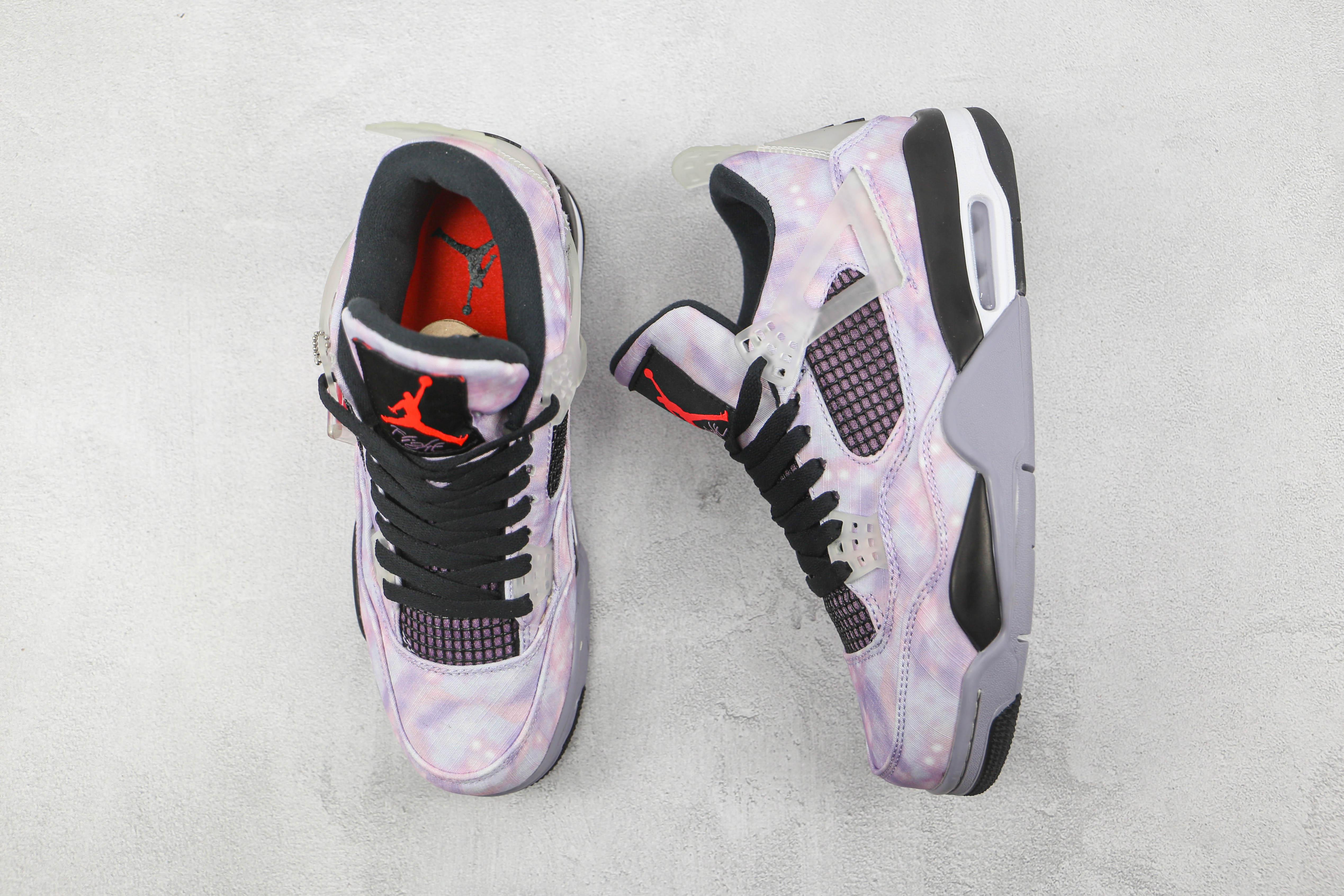 Custom Air Jordan AJ4 DH7138-506 - sneakerhypesusa