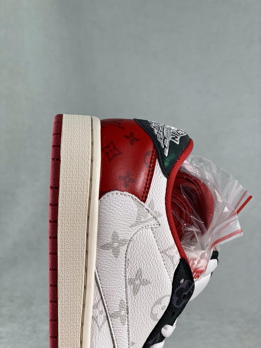 Custom Fragment x TS x Air Jordan 1 Low DM7866-318 - sneakerhypesusa