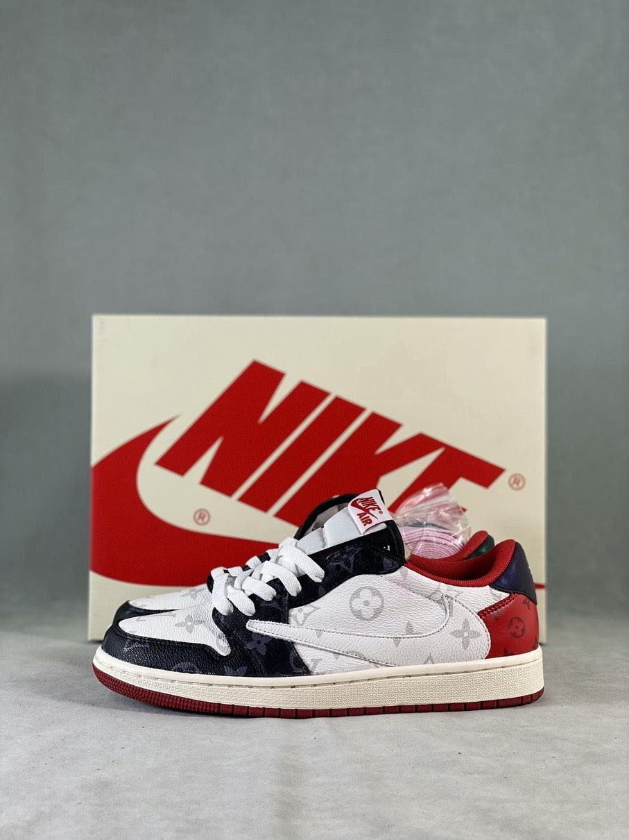 Custom Fragment x TS x Air Jordan 1 Low DM7866-318 - sneakerhypesusa