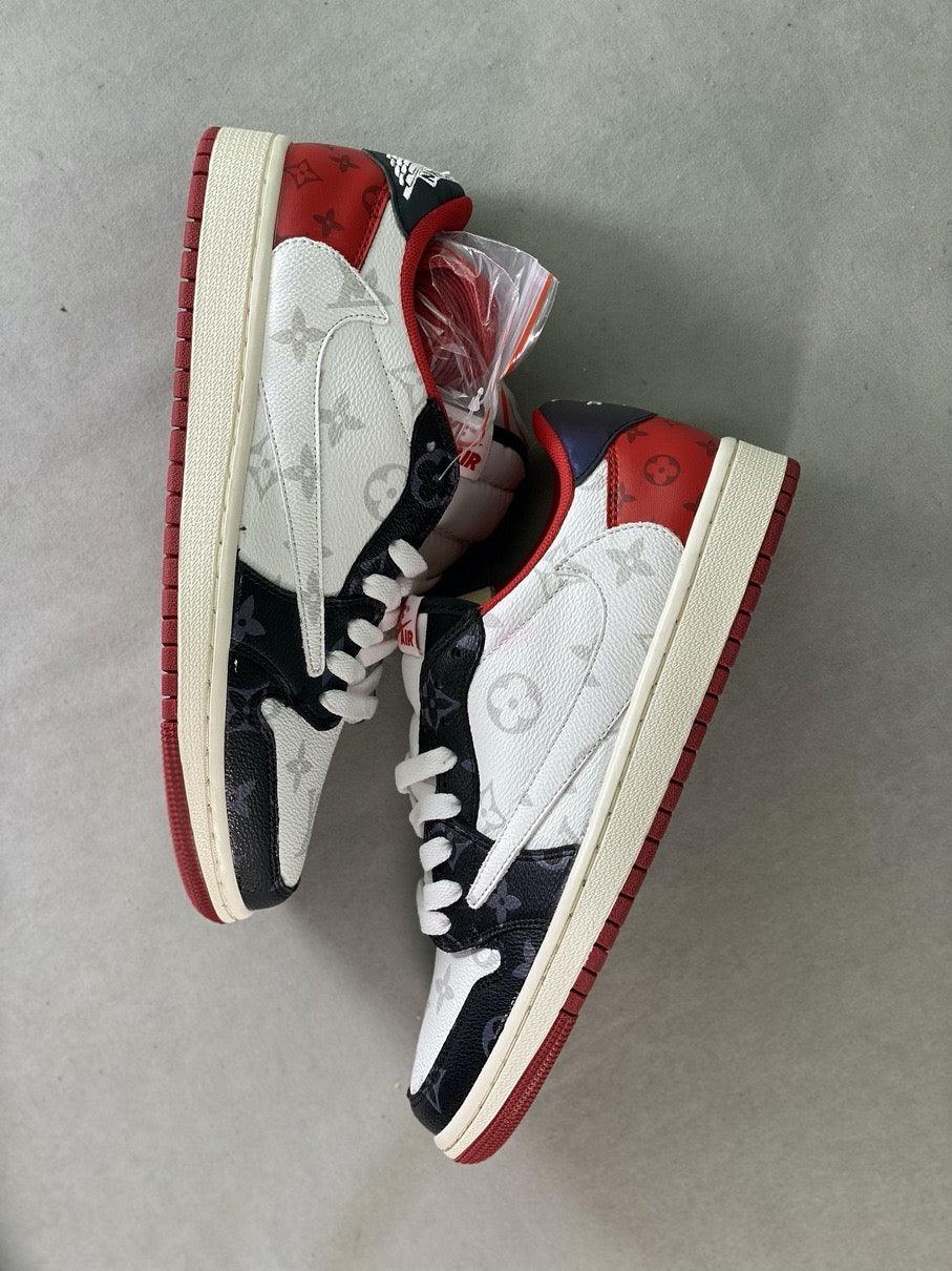 Custom Fragment x TS x Air Jordan 1 Low DM7866-318 - sneakerhypesusa