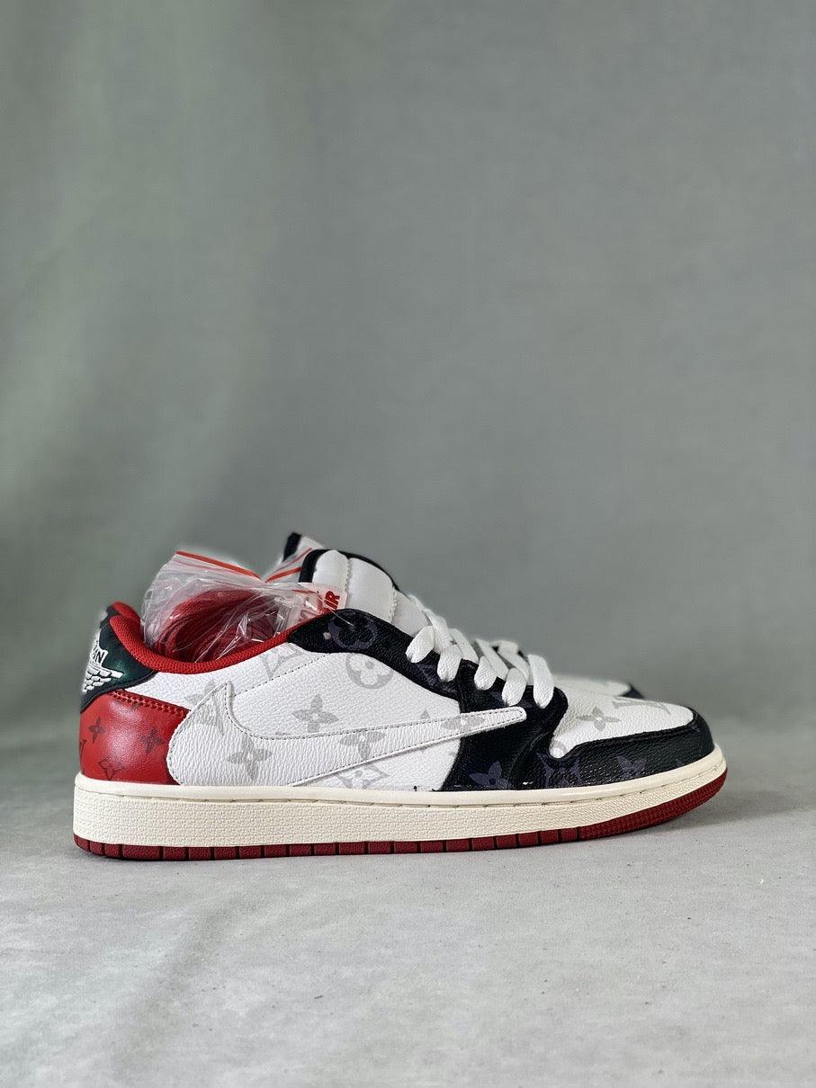 Custom Fragment x TS x Air Jordan 1 Low DM7866-318 - sneakerhypesusa