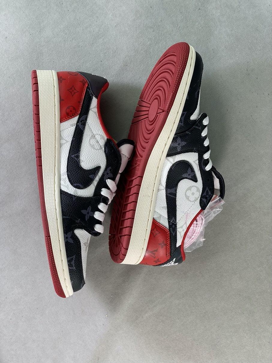 Custom Fragment x TS x Air Jordan 1 Low DM7866-318 - sneakerhypesusa