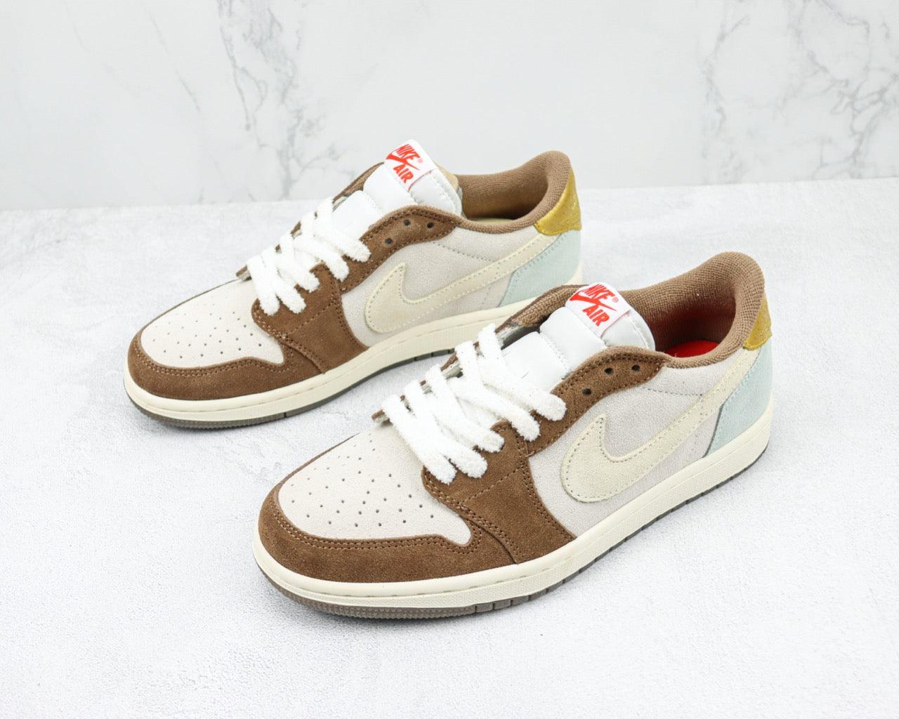 Custom Fragment x Travis Scott x Air Jordan 1 Low DV1312-200 - sneakerhypesusa