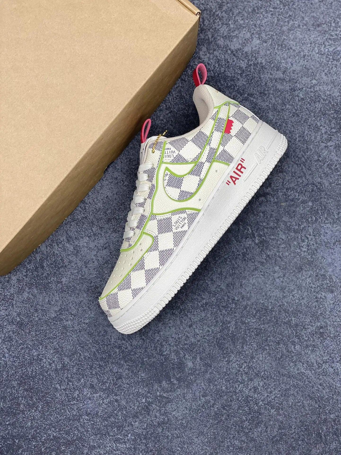 Custom LV x Off-wht x NK Air Force 1 LV 1A9V8H - sneakerhypesusa