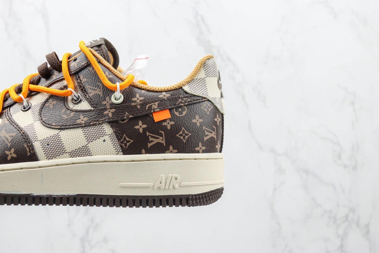Custom Lv x Air Force 1 Low 07 CV1724-113 - sneakerhypesusa