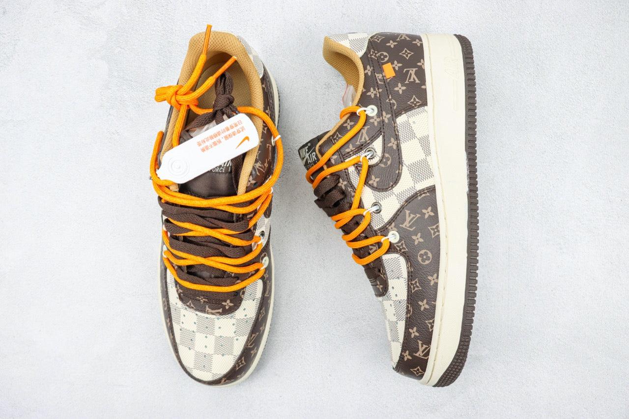 Custom Lv x Air Force 1 Low 07 CV1724-113 - sneakerhypesusa