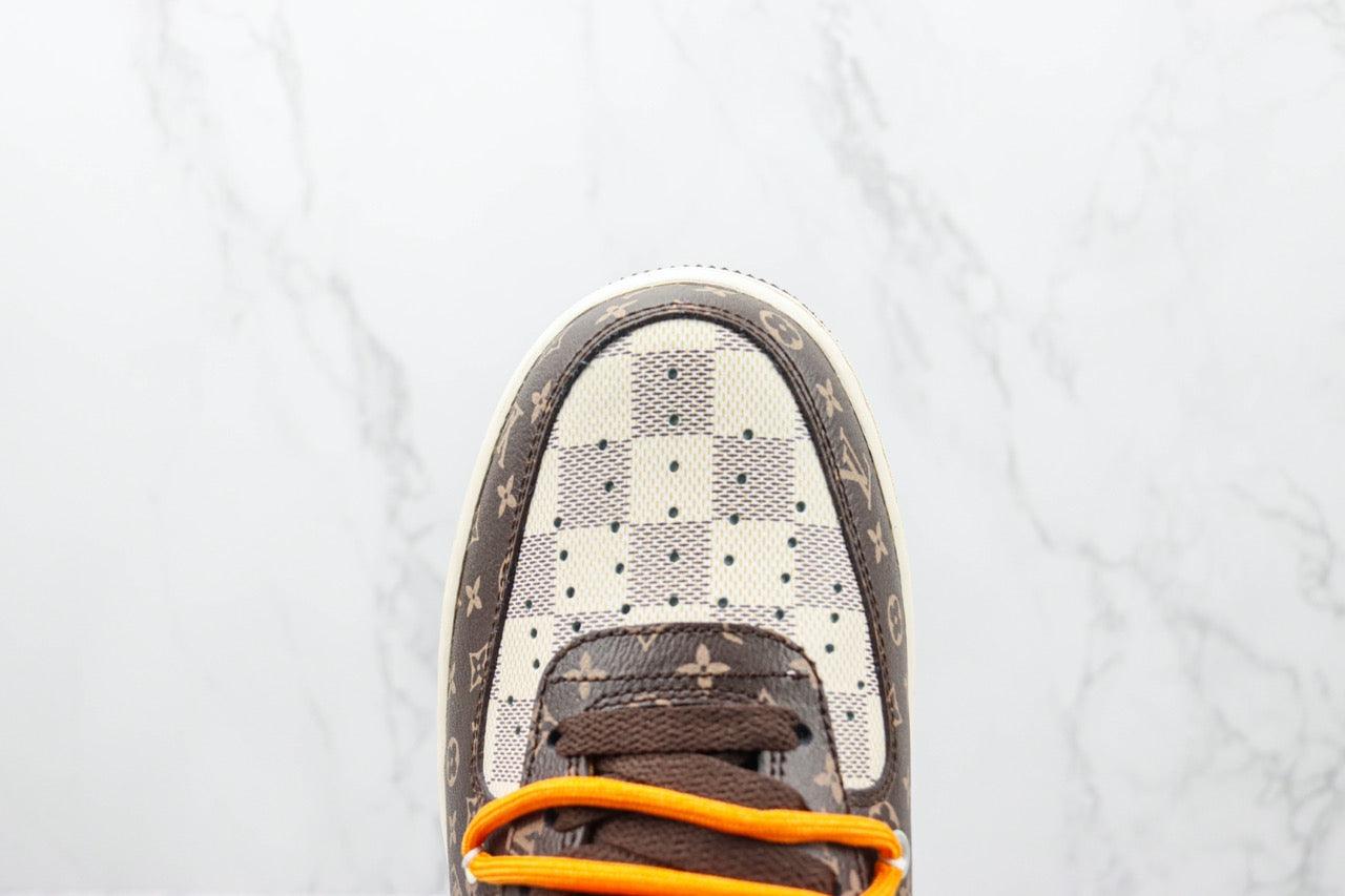 Custom Lv x Air Force 1 Low 07 CV1724-113 - sneakerhypesusa