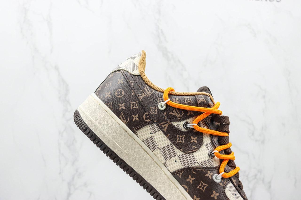 Custom Lv x Air Force 1 Low 07 CV1724-113 - sneakerhypesusa
