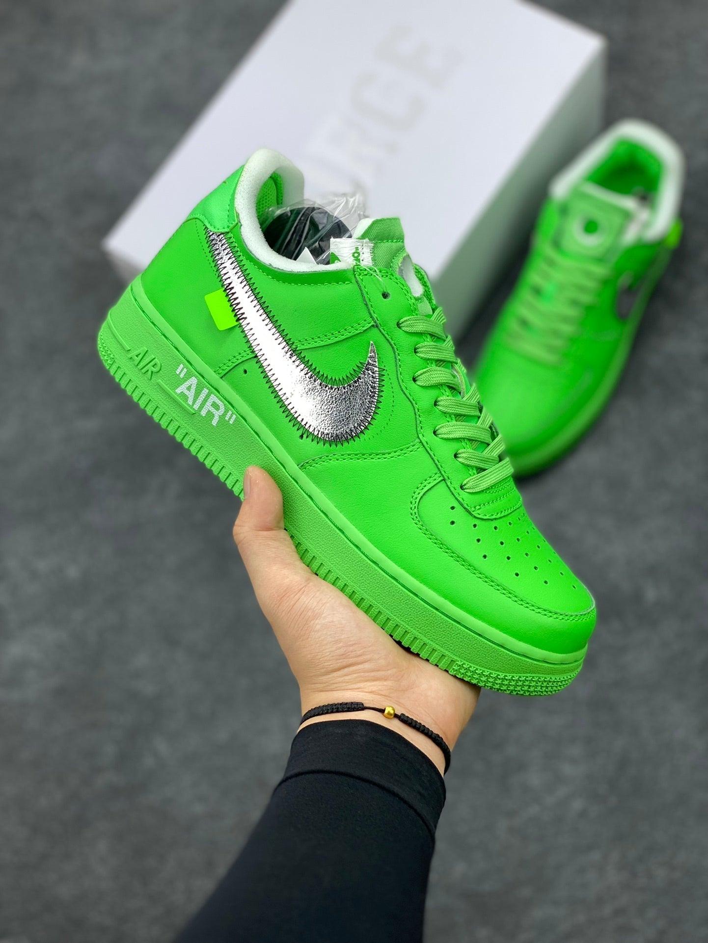 Custom Off Wht x Air Force 1 Low "Green" DX1419-300 - sneakerhypesusa