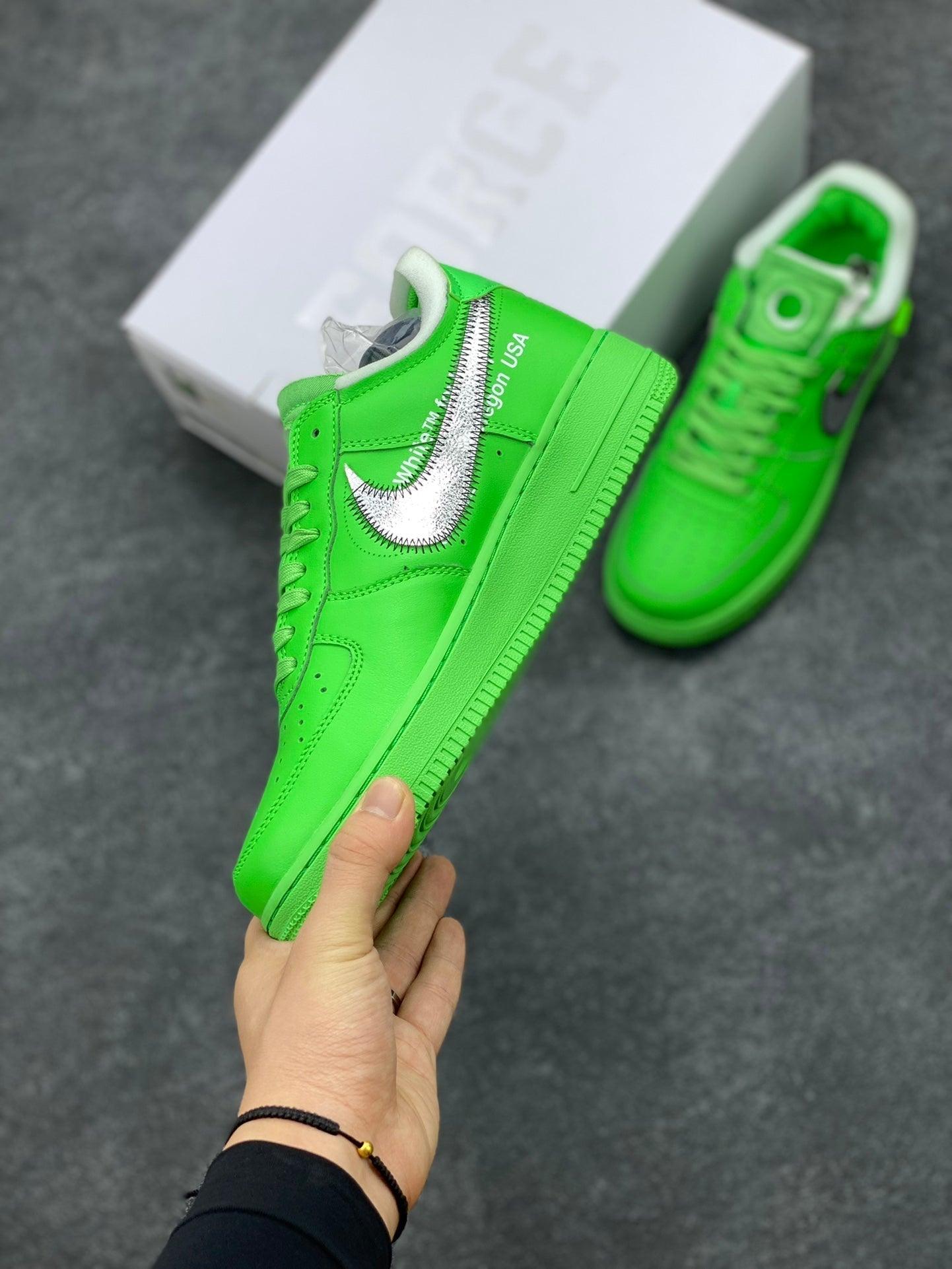 Custom Off Wht x Air Force 1 Low "Green" DX1419-300 - sneakerhypesusa