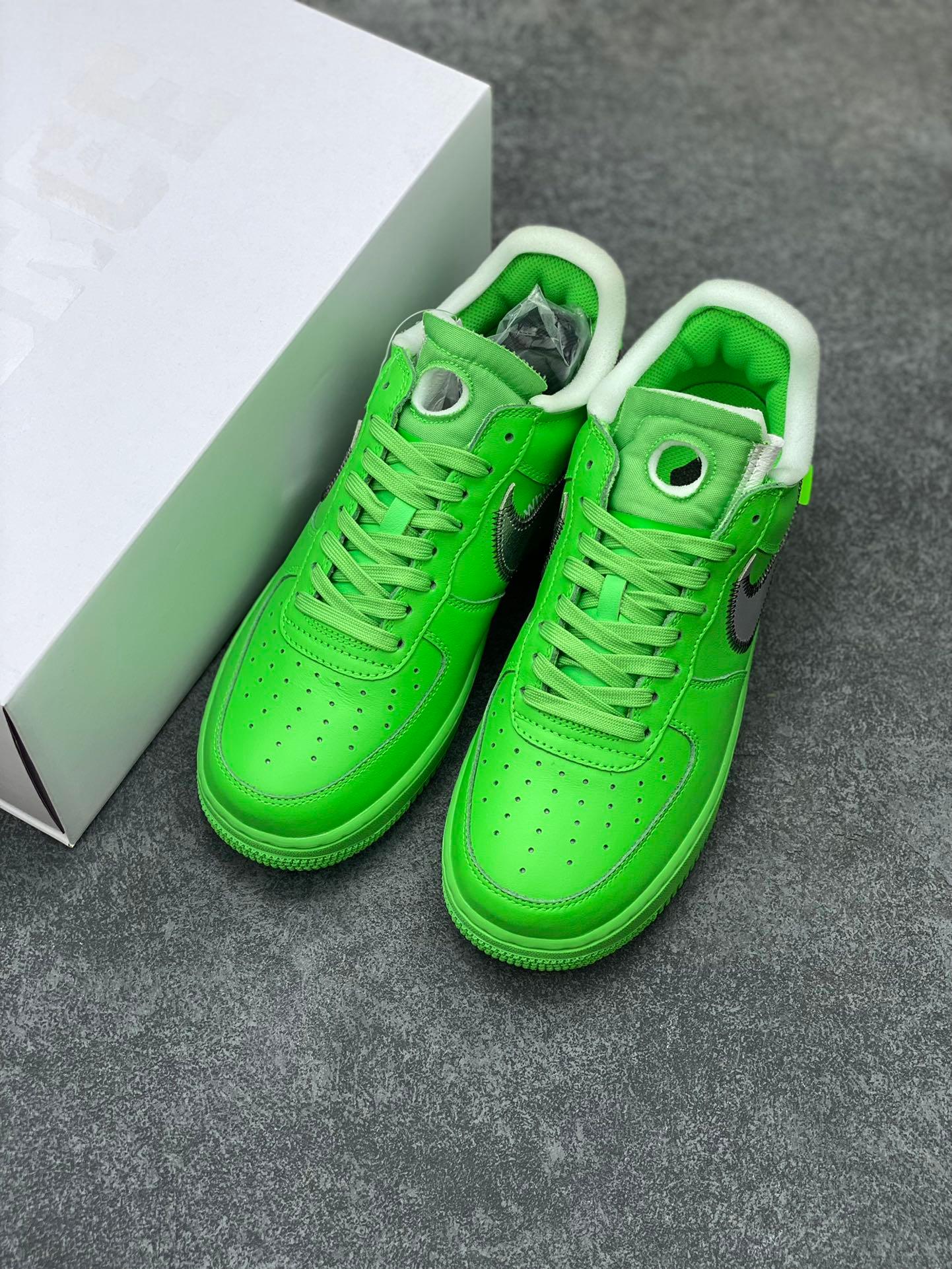 Custom Off Wht x Air Force 1 Low "Green" DX1419-300 - sneakerhypesusa