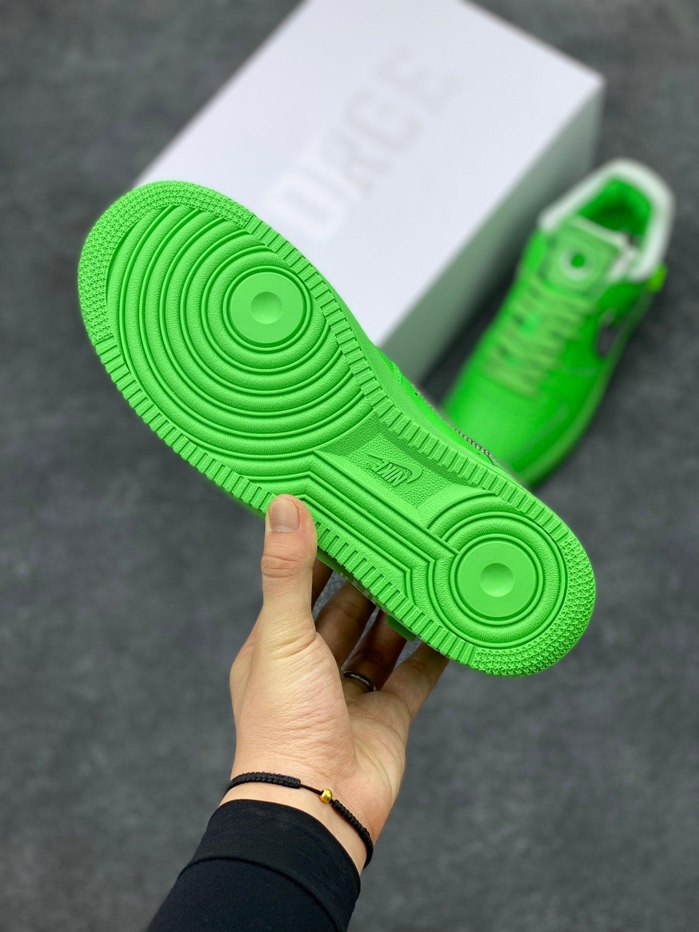 Custom Off Wht x Air Force 1 Low "Green" DX1419-300 - sneakerhypesusa