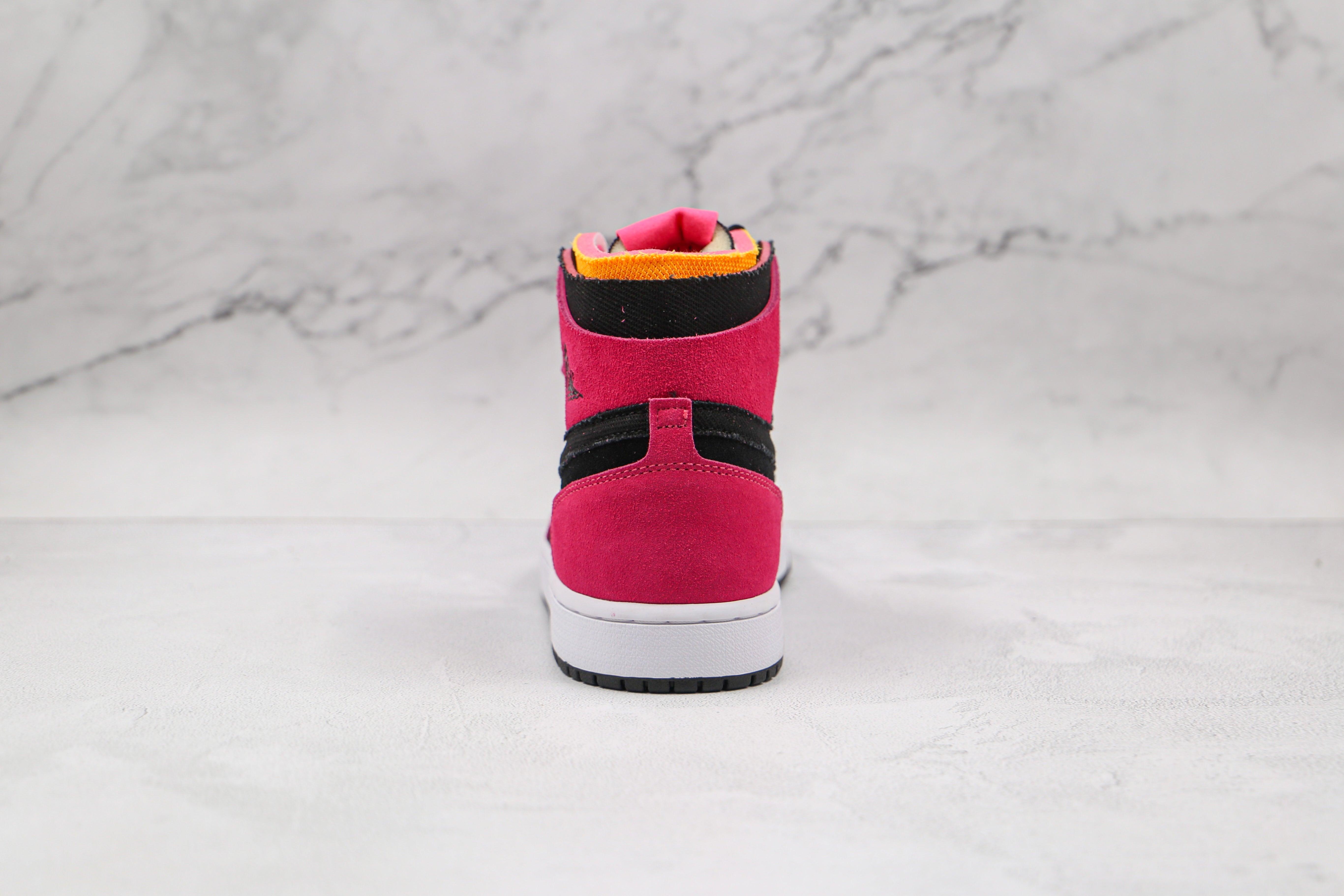 Custom RED Jordan 1 High Q Zoom Air ( Customs And Box ), Jordan 1 Sneakers Active - sneakerhypesusa