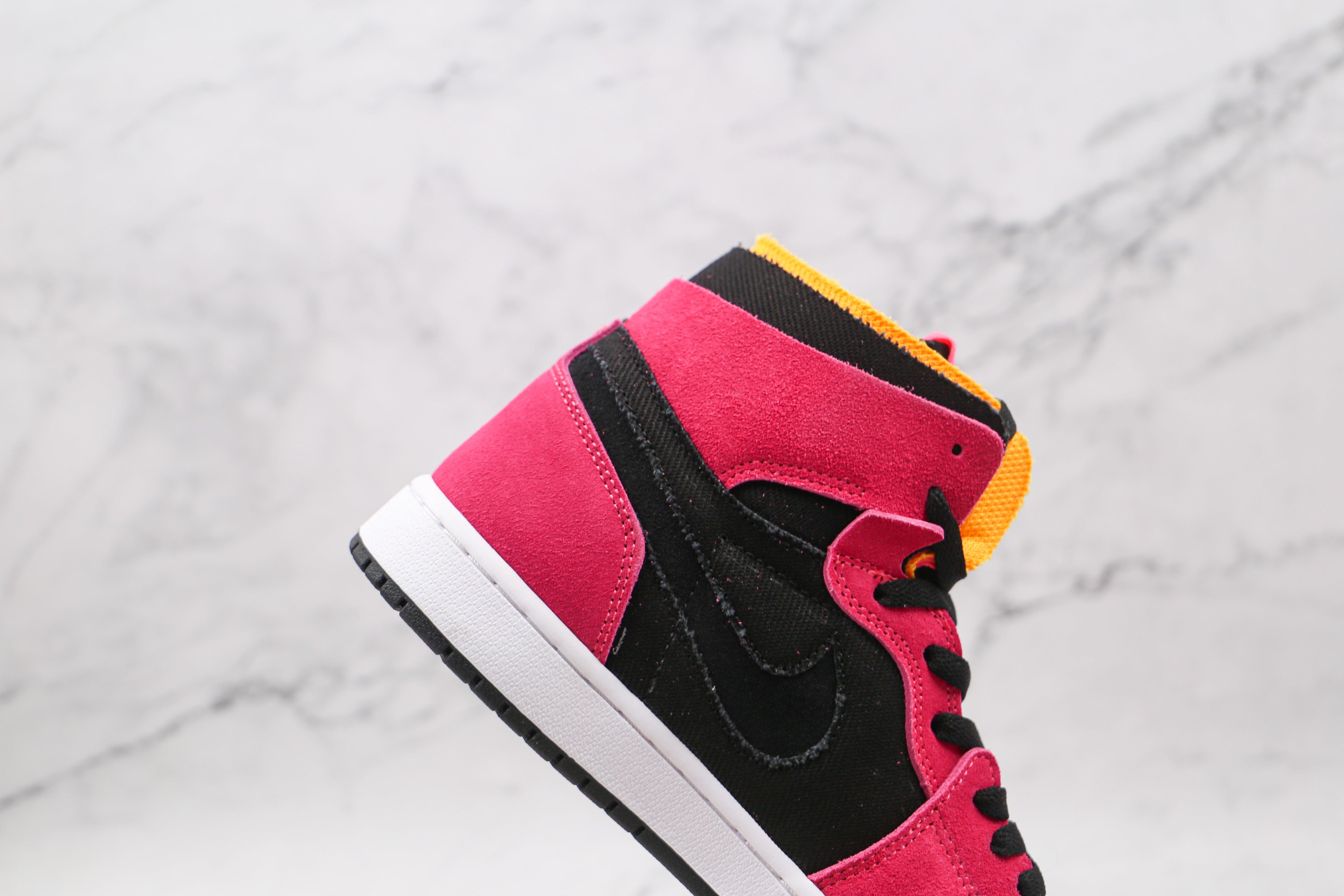 Custom RED Jordan 1 High Q Zoom Air ( Customs And Box ), Jordan 1 Sneakers Active - sneakerhypesusa