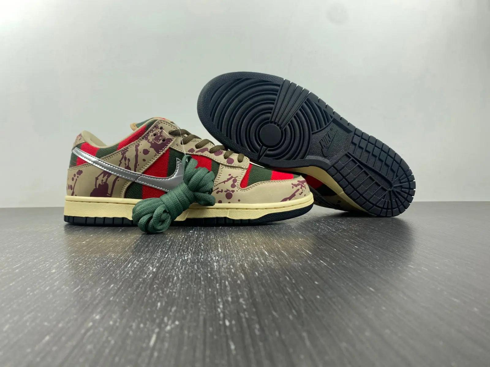 Custom SB Dunk Low “Freddy Krueger” - 1984brand