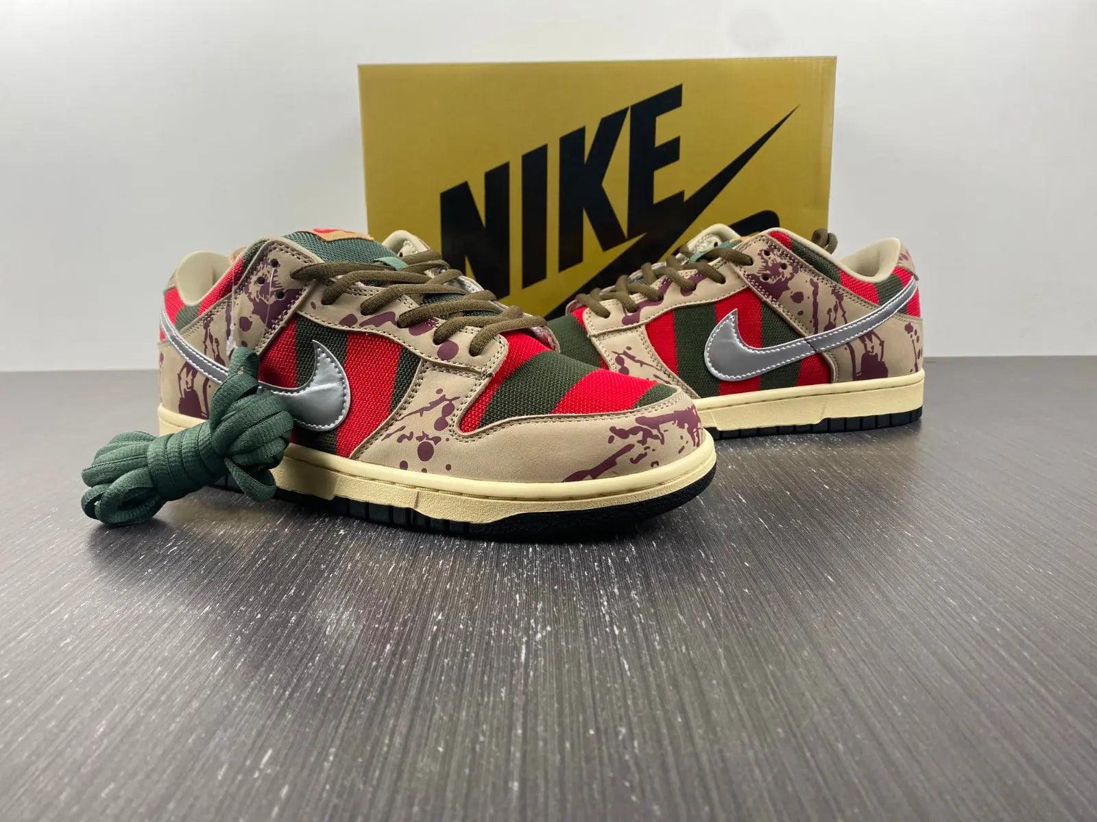 Custom SB Dunk Low “Freddy Krueger” - 1984brand