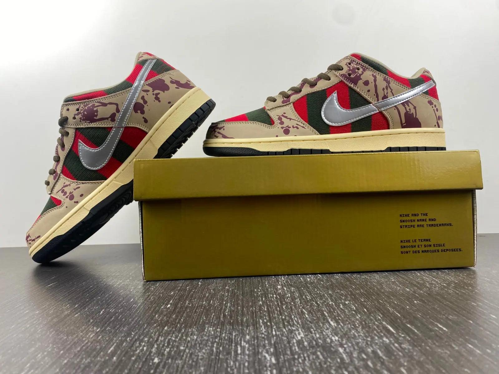 Custom SB Dunk Low “Freddy Krueger” - 1984brand