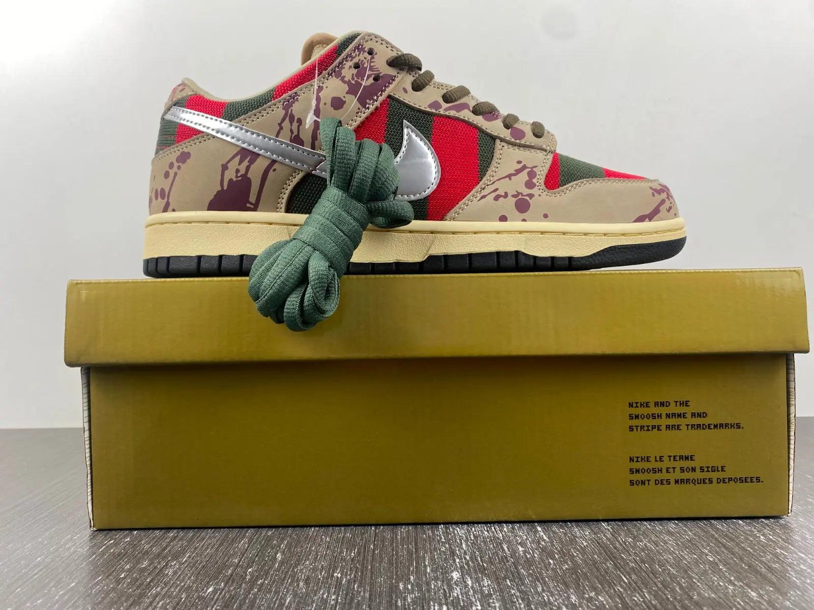 Custom SB Dunk Low “Freddy Krueger” - 1984brand