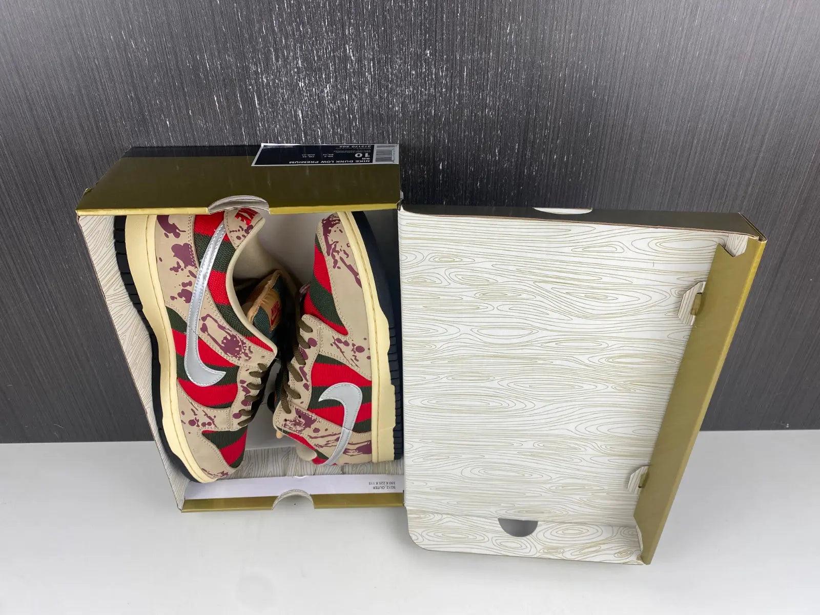 Custom SB Dunk Low “Freddy Krueger” - 1984brand