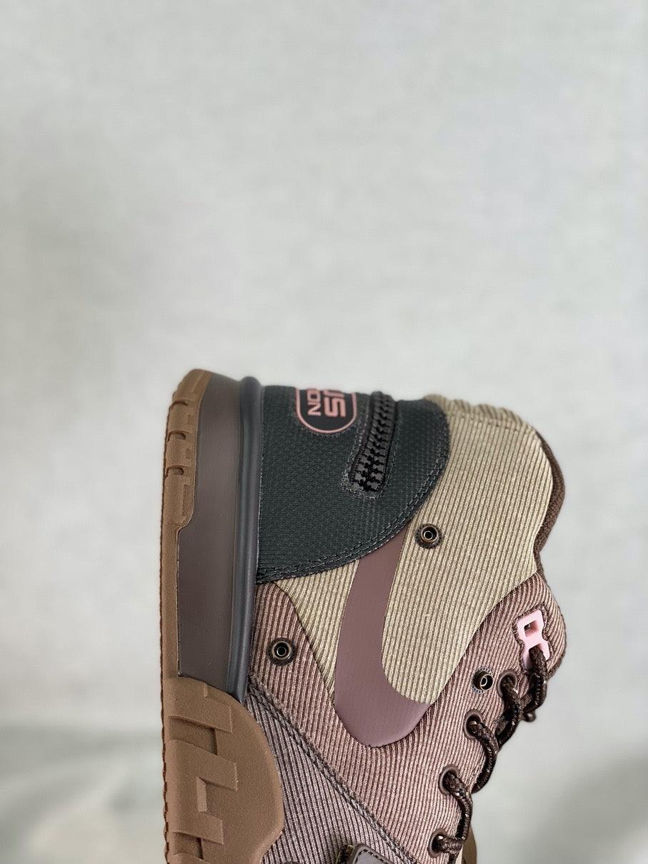Custom Travis Scott x Air Trainer 1 Wheat DR7515-200 - sneakerhypesusa
