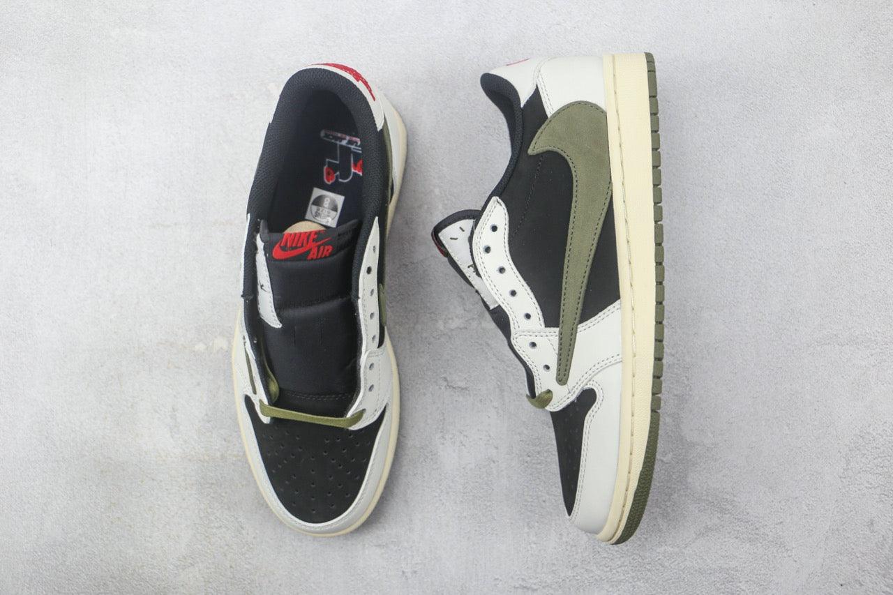 Custom Travis Scott x Fragment x Air Jordan 1 Low DZ4137 106 - sneakershuborg