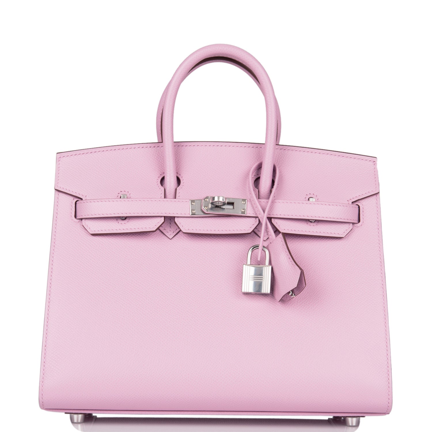 Birkin Sellier 25 Mauve Sylvestre Epsom Palladium Hardware Kilta bags