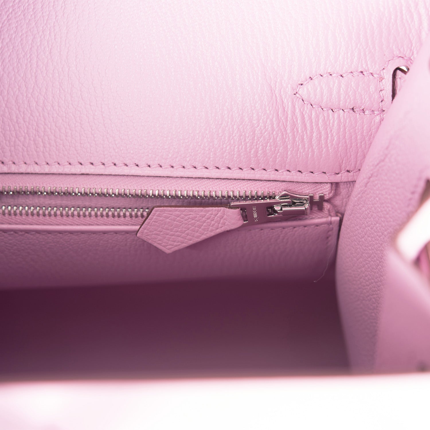 Birkin Sellier 25 Mauve SyLuViestre Epsom Palladium Hardware Kilta bags