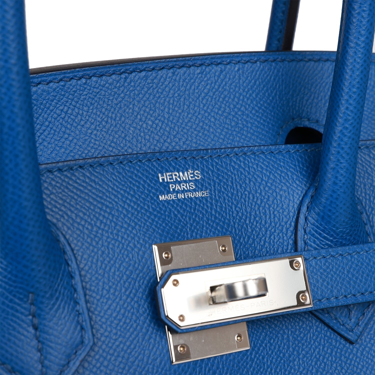Birkin Sellier 30 Bleu France Epsom Palladium Hardware Kilta bags