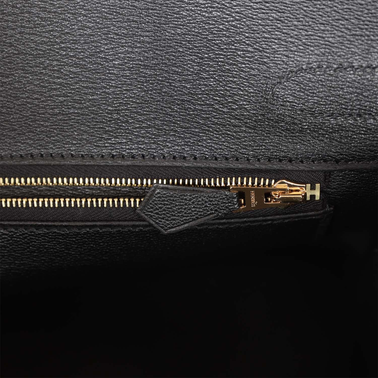 Birkin 30 Black Matte Alligator Gold Hardware.