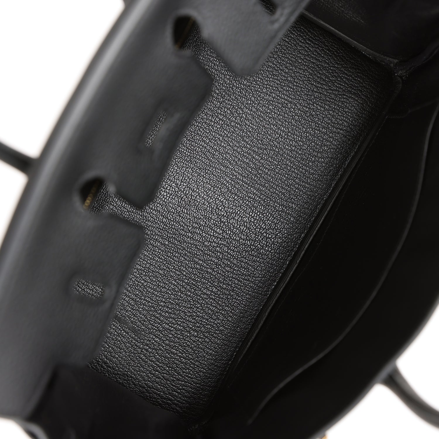 HRMS Birkin 25 Black Togo Gold Hardware.