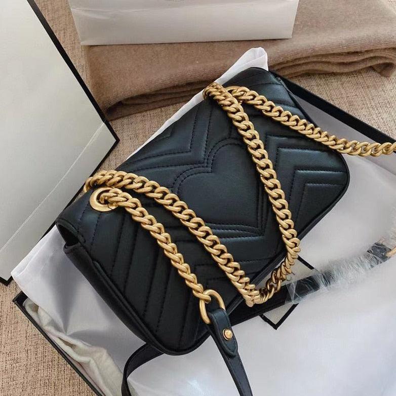 1984 - Marmont Shoulder Messenger Bag Black - GoatLV