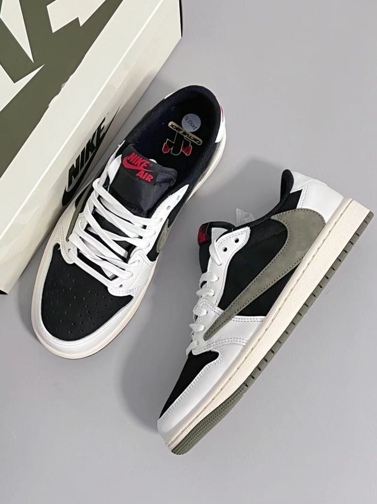 Custom Travis Scott x Fragment x Air Jordan 1 Low DZ4137 106 - sneakershuborg