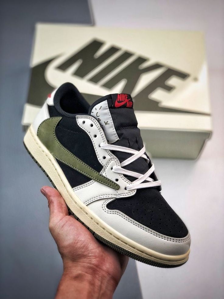 Custom Travis Scott x Fragment x Air Jordan 1 Low DZ4137 106 - sneakershuborg