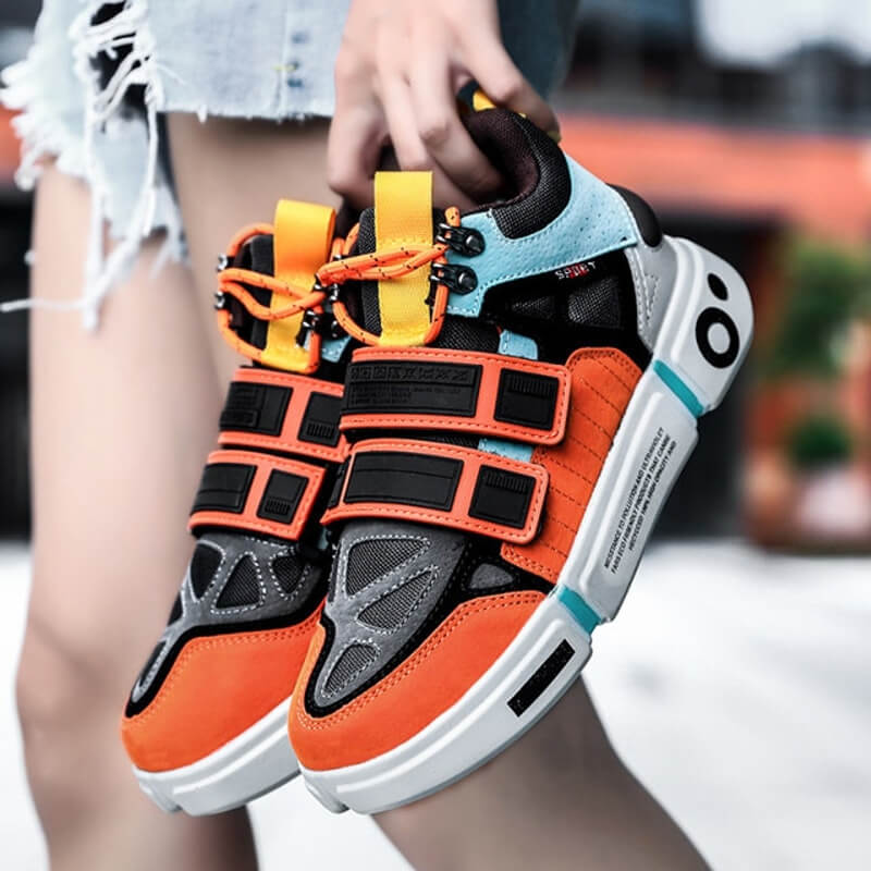 Sneakerhill 'Blaze Chromatic' Sneakers Colorful High top Sneakers - sneakerhillcom