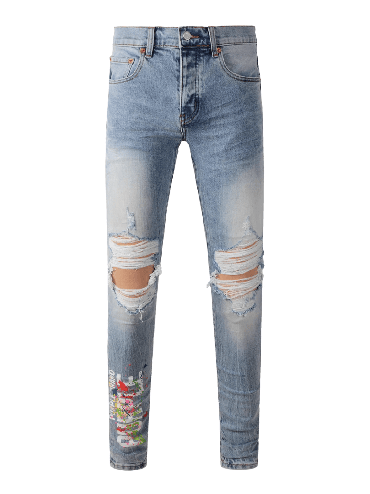 Light Blue Ripped Jeans