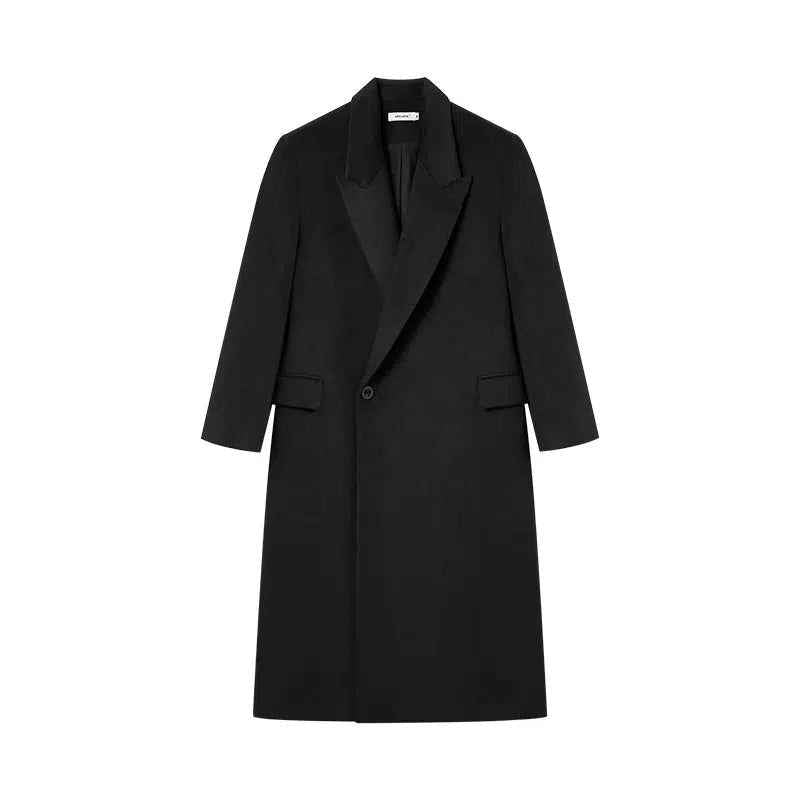 Wool Peak Lapel Coat