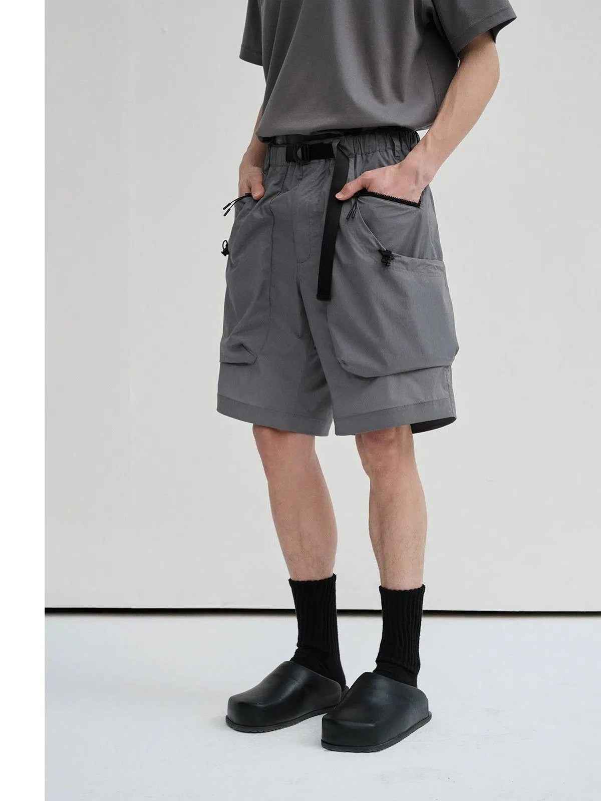 Zippered Track Shorts & Pants Set