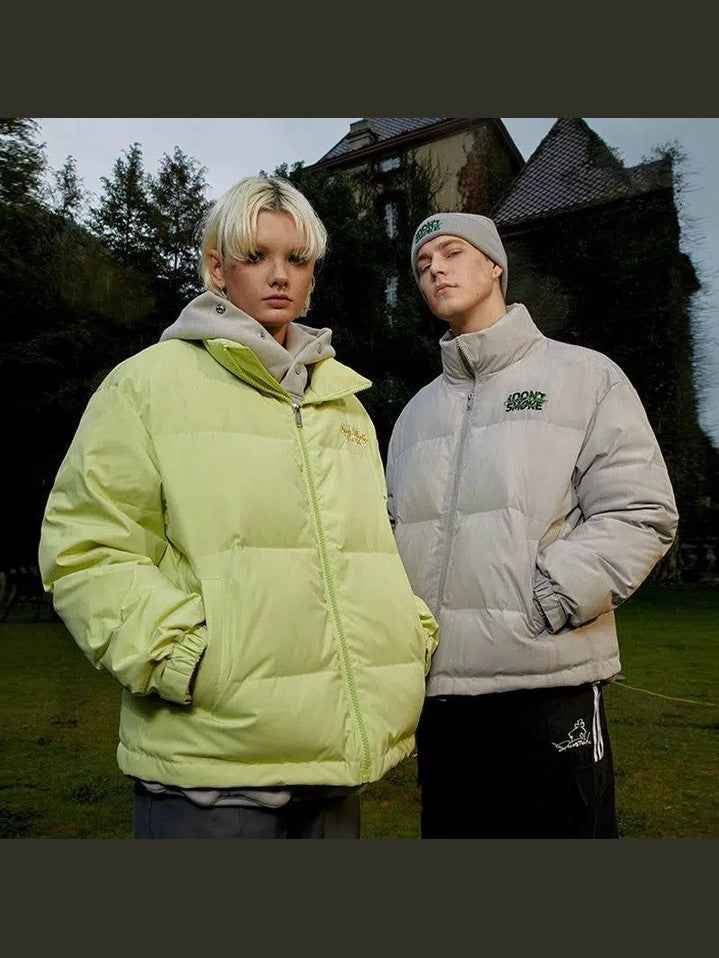 Zip-Up Winter Puffer Jacket