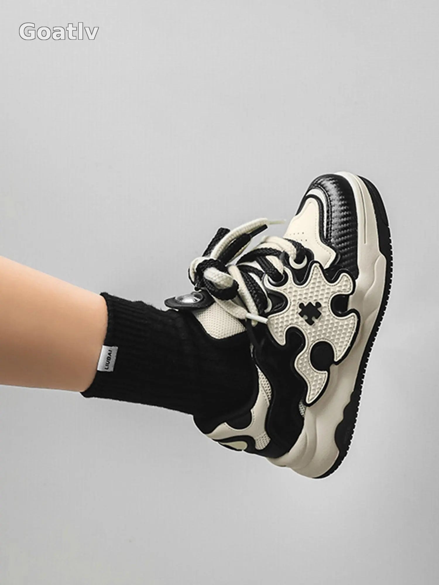 Retro Puzzle Sneakers - Goatlv