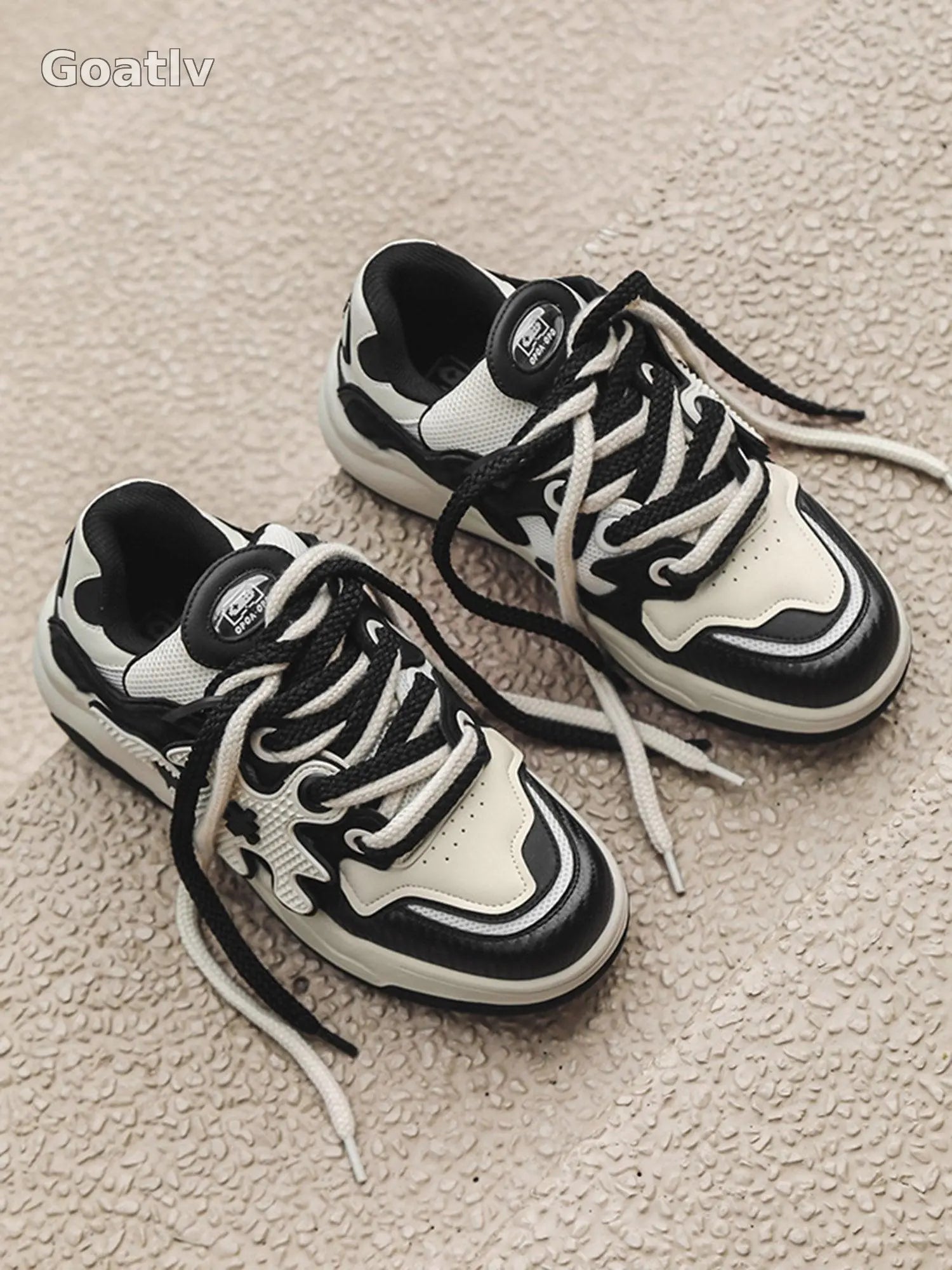 Retro Puzzle Sneakers - Goatlv