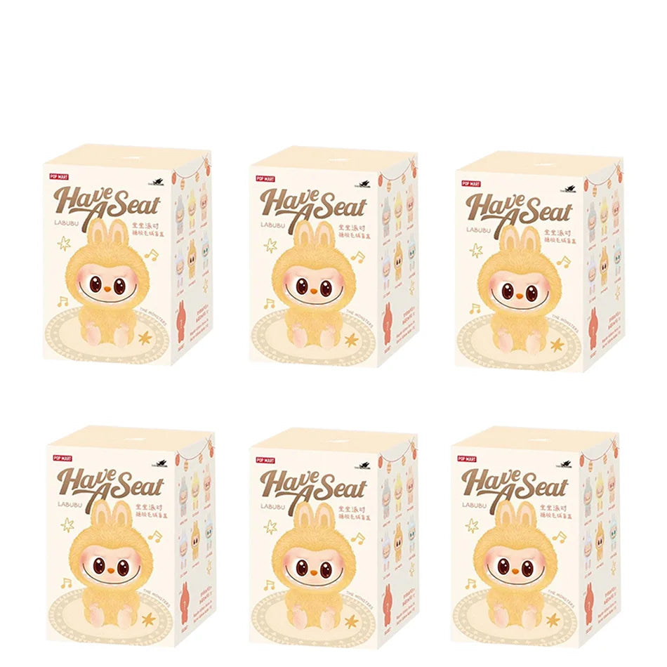 Blind Box Labub Heartbeat Macaron Enamel The Monsters Face Pvc Figurine Tabletop Ornament Kawaii Doll Kid Birthday Gift - Goatlv