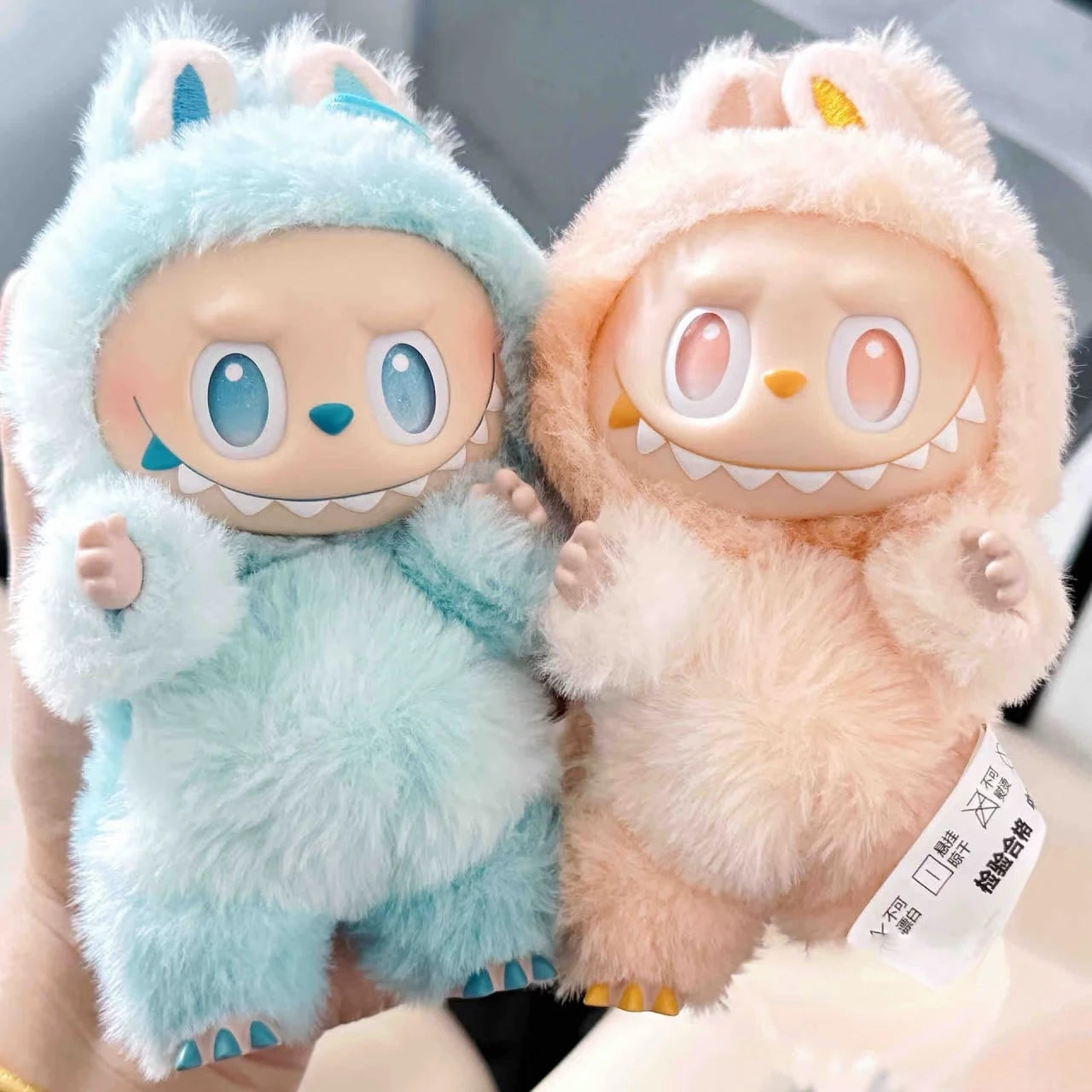 Labubu 17cm Heartbeat Macaron Face Series Blind Box - Handmade Mini Figure, Mystery Collectible Toy Surprise Gift - Goatlv
