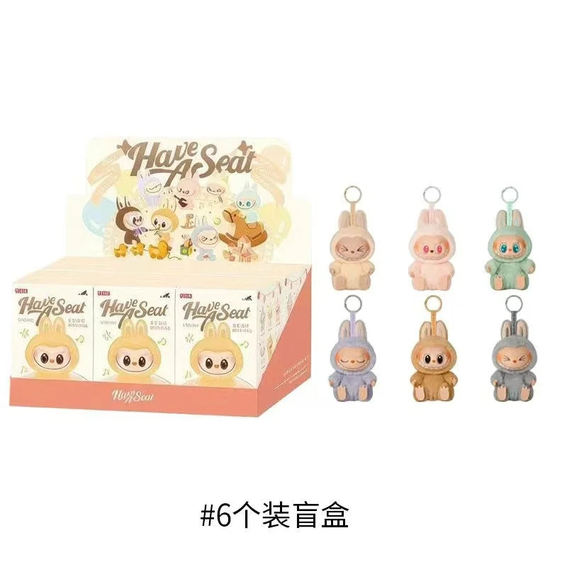 Labubu 17cm Heartbeat Macaron Face Series Blind Box - Handmade Mini Figure, Mystery Collectible Toy Surprise Gift - Goatlv