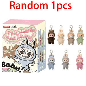 Labubu 17cm Heartbeat Macaron Face Series Blind Box - Handmade Mini Figure, Mystery Collectible Toy Surprise Gift - Goatlv